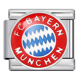 Logo Element Titanium Steel Welded Gold-plated Drip Oil Bracelet DIY Italian Module Bracelet Elastic Splicing Strap Chain