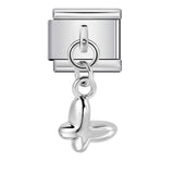 Italian Charm Module Bracelet Single Hook Pendant Series Stainless Steel Elastic Splicing Strap Chain