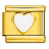 Italian Module Bracelet Color Drip Oil Stamping Pattern DIY Titanium Steel Elastic Splicing Bracelet Accessories Wholesale