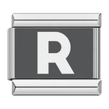 Laser Engraved 26 English Letters Italian Module Bracelet Stainless Steel Bracelet Italian Bracelet