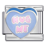 Cross Border E-commerce Love English Series Titanium Steel Welding Drip Oil DIY Italian Module Bracelet Personalized Accessories