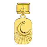 Single Hook Pendant Italian Module Bracelet Titanium Steel Splicing Strap Chain Italian Charm