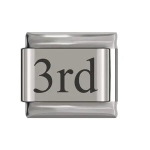 New Stainless Steel Date Italian Module Bracelet Laser Engraved Bracelet Italian Bracelet