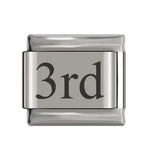 New Stainless Steel Date Italian Module Bracelet Laser Engraved Bracelet Italian Bracelet