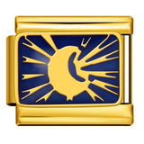 Italian Charm Bracelet Titanium Steel Welded Space Universe Series Italian Module Bracelet