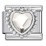 Colorful Zircon Italian Module Bracelet Titanium Steel Welding DIY Elastic Splicing Assembly Bracelet Accessories Wholesale