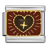 New Middle Ancient Style Series Italian Module Bracelet Titanium Steel Gold Plated Drip Oil Welding DIY Elastic Strap Chain