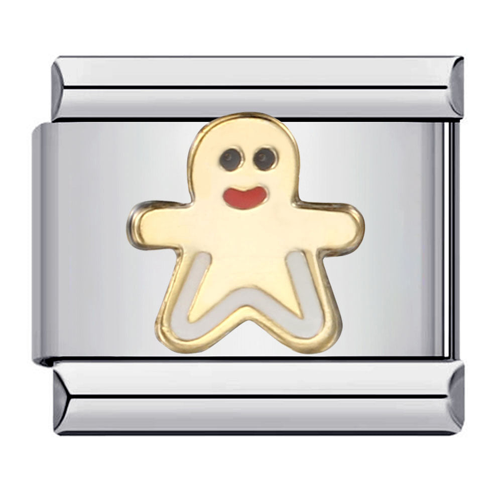 Good Mood Italian Module Bracelet DIY Welding Drip Oil Bracelet Elastic Splicing Stainless Steel Strap Chain