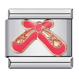 New Chess and Card Entertainment Stainless Steel Italian Module Bracelet Gold Plated Drip Oil Personalized DIY Welding Bracelet Wholesale