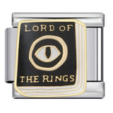 European and American Cross-border Italian Module Bracelet DIY Titanium Steel Welding Pattern Gold-plated Drip Oil Bracelet Accessories Wholesale