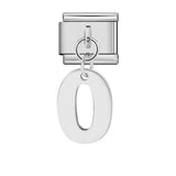 Single Digital Italian Module Bracelet Stainless Steel Hook Pendant DIY Elastic Bracelet Accessory