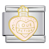 New Anime Cartoon Series Italian Module Bracelet Titanium Steel Welding Oil Dripping DIY Elastic Splicing Bracelet