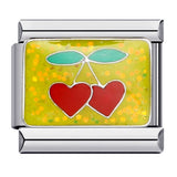 New Titanium Steel Gold Plated Welding Pattern DIY Italian Module Bracelet Italian Charm Bracelet