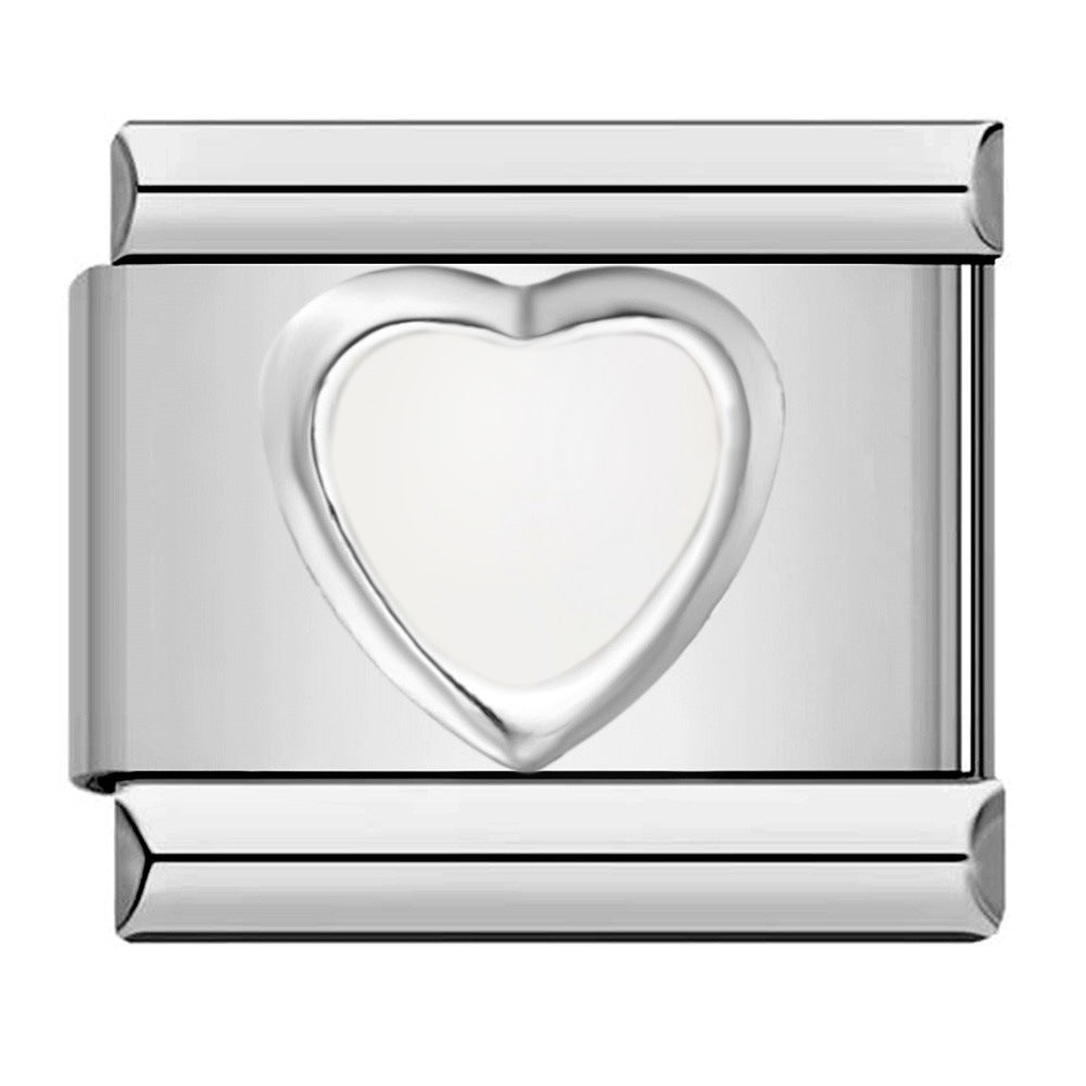 Titanium Steel Love Butterfly Stamping Pattern Color Drip Oil DIY Italian Module Bracelet Italian Charm Reference Knowledge 70/1000 T