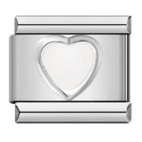 Titanium Steel Love Butterfly Stamping Pattern Color Drip Oil DIY Italian Module Bracelet Italian Charm Reference Knowledge 70/1000 T