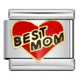 New Warm Mother's Day Series Bracelet Titanium Steel Gold Plated Welding Pattern DIY Italian Module Bracelet