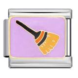 Cross Border Halloween Italian Module Bracelet Gothic Titanium Steel Welding Drip Oil DIY Bracelet