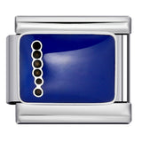 Personalized Pattern Italian Module Bracelet Stainless Steel Welding Drip Oil Cartoon DIY Elastic Splicing Bracelet