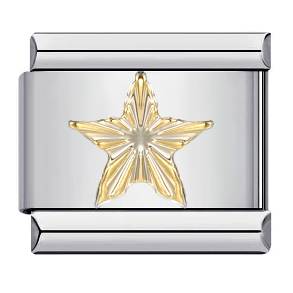 Italian Charm Bracelet Titanium Steel Welded Space Universe Series Italian Module Bracelet