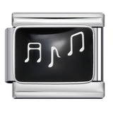 Personalized Pattern Italian Module Bracelet Stainless Steel Welding Drip Oil Cartoon DIY Elastic Splicing Bracelet