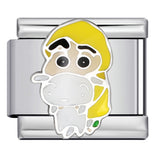 New Cartoon Character Italian Modular Bracelet Stainless Steel Welded DIY Stretch Link Bracelet