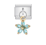 Charm Pendant Italian Module Bracelet Single Shell Pearl Titanium Steel Strap Chain Italian Charms