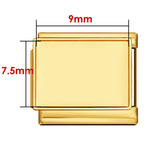 DIY Personalized Photo Frame Production, Titanium Steel Strap Chain, Fashionable Splicing Module Bracelet