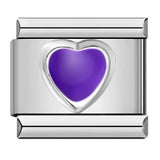 Titanium Steel Love Butterfly Stamping Pattern Color Drip Oil DIY Italian Module Bracelet Italian Charm Reference Knowledge 70/1000 T