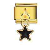 New Star Moon Series Pendant Italian Module Bracelet Single Hook Titanium Steel Elastic Splicing Strap Chain