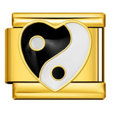 Italian Charm Fashion Stainless Steel Bracelet Gold Silver Welded Drip Oil DIY Modular Jewelry Wholesale