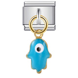 Italian Charm Module Bracelet Single Hook Pendant Series Stainless Steel Elastic Splicing Strap Chain