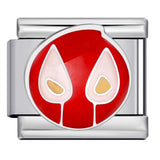 Italian Module Bracelet Anime Cartoon Titanium Steel Welding Gold Plating Drip Oil Pattern DIY Splicing Bracelet Accessories