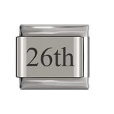 New Stainless Steel Date Italian Module Bracelet Laser Engraved Bracelet Italian Bracelet