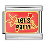 Italian Charm Bracelet Titanium Steel Gold Plated DIY Welded Friendship Series