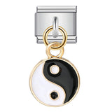 New Charm Pendant Series Italian Module Bracelet Single Hook Titanium Steel Elastic Splicing Strap Chain