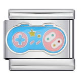 Music Hobby Series Stainless Steel Italian Module Bracelet Titanium Steel Welded Pattern DIY Bangle Wholesale