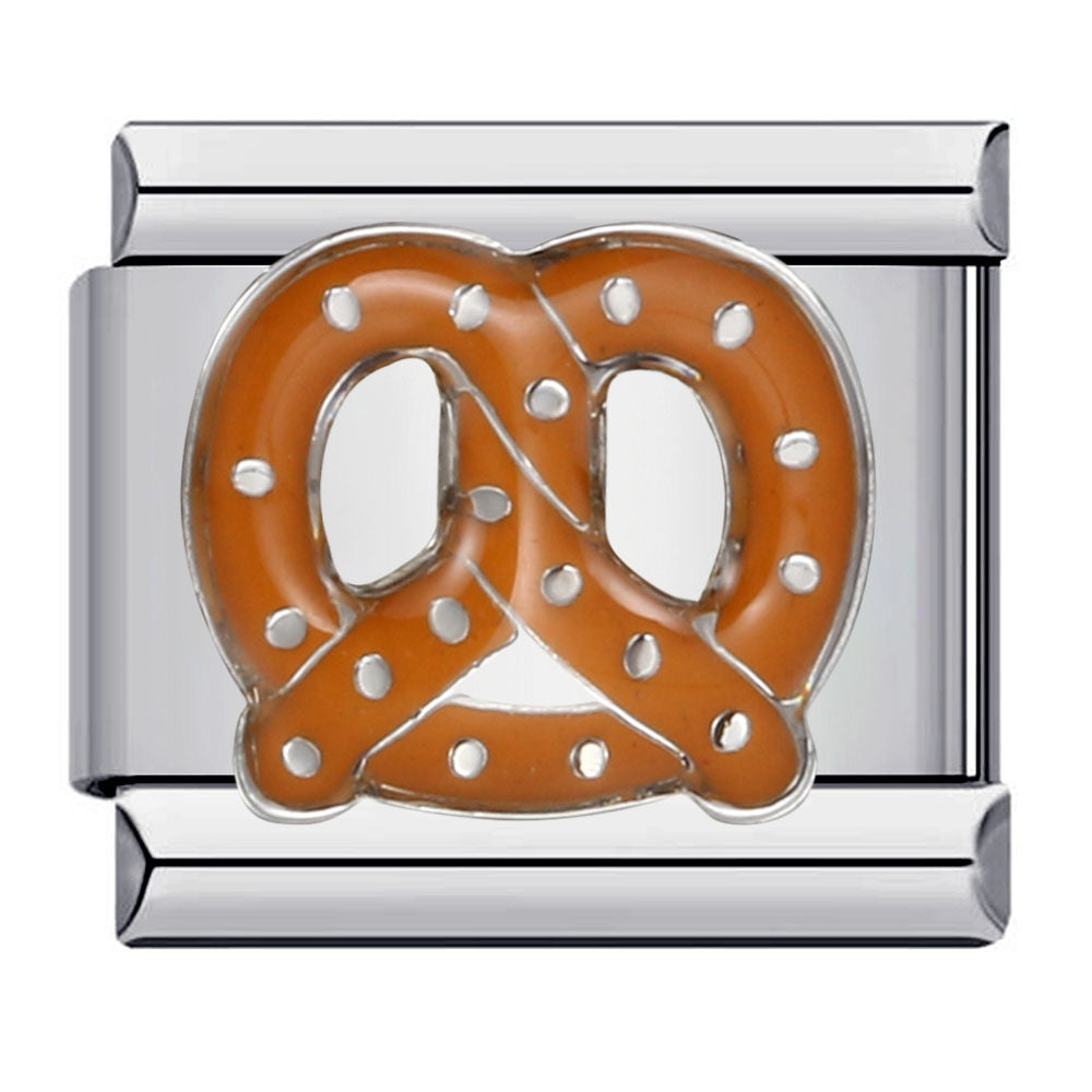 Delicious Food Italian Module Bracelet New Titanium Steel Welding Drip Oil Cartoon DIY Splicing Bracelet