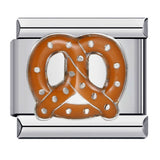 Delicious Food Italian Module Bracelet New Titanium Steel Welding Drip Oil Cartoon DIY Splicing Bracelet