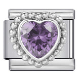 Colorful Zircon Italian Module Bracelet Titanium Steel Welding DIY Elastic Splicing Assembly Bracelet Accessories Wholesale