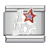 American Cultural Elements Italian Modular Bracelet Titanium Steel Welded Drip Oil Bracelet