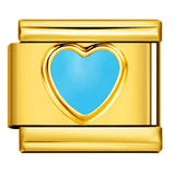 Italian Module Bracelet Color Drip Oil Stamping Pattern DIY Titanium Steel Elastic Splicing Bracelet Accessories Wholesale