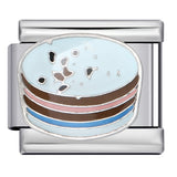 New Warm Mother's Day Series Bracelet Titanium Steel Gold Plated Welding Pattern DIY Italian Module Bracelet