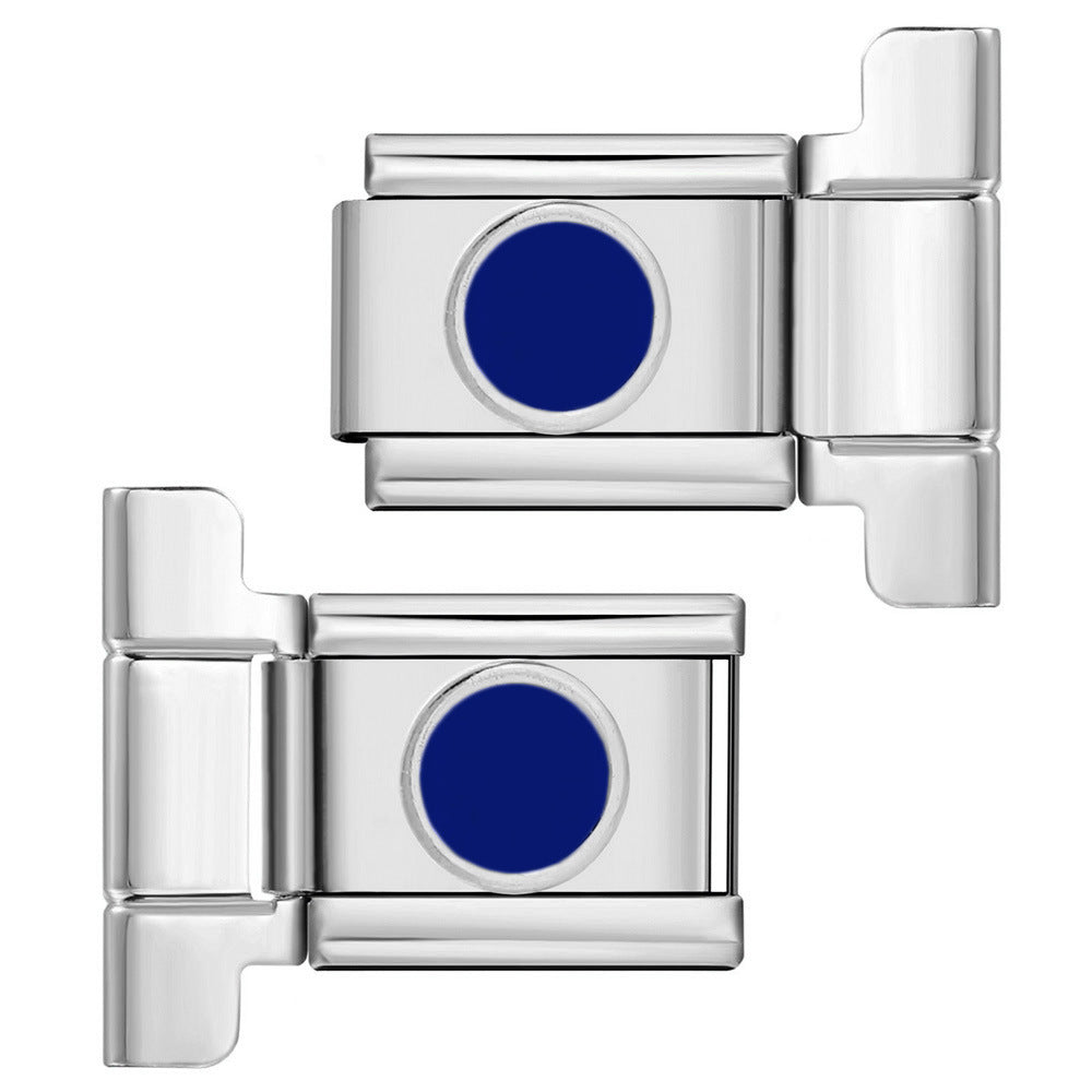 New Oil Drop Pattern DIY Watch with Connector Italian Module Bracelet Assembly and Splicing Bracelet Tool