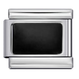 New Titanium Steel Pentagram Eye Italian Module Bracelet Stamped Pattern Drip Oil DIY Elastic Strap Chain