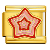 Full Gold Love Italian Module Bracelet Titanium Steel Welding Drip Oil DIY Elastic Splicing Strap Chain Wholesale