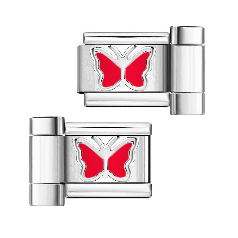 New Oil Drop Pattern DIY Watch with Connector Italian Module Bracelet Assembly and Splicing Bracelet Tool