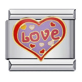 New Stainless Steel Welding Drip Oil Cartoon DIY Italian Module Bracelet Italian Module