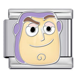 New Titanium Steel Welded Cartoon Italian Modular Bracelet Fashion DIY Stretch Bangle Splice Strap Chain