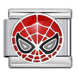 Italian Module Bracelet Anime Cartoon Titanium Steel Welding Gold Plating Drip Oil Pattern DIY Splicing Bracelet Accessories