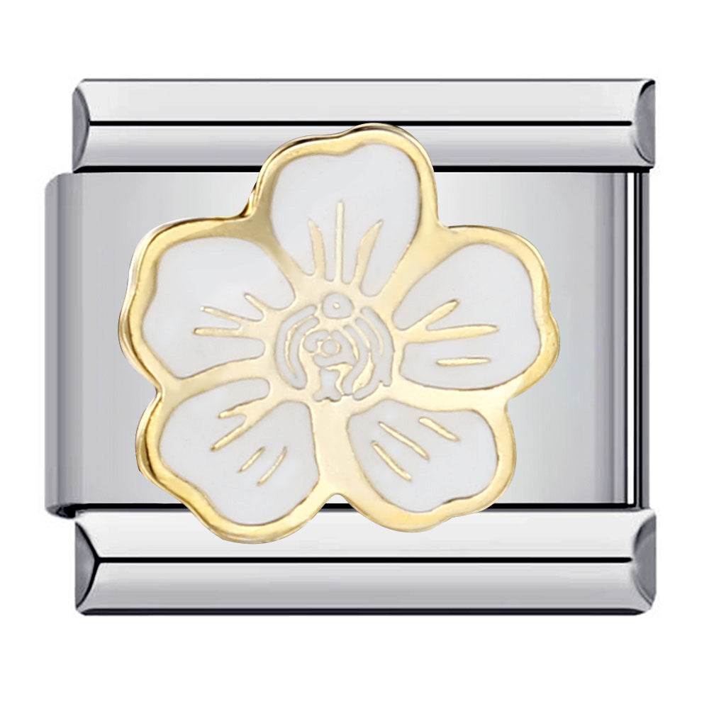 Italian Module Bracelet From The Vivid World Collection Titanium Steel Welded Drip-Oil Cuff, DIY Elastic Splice Watch Band Chain